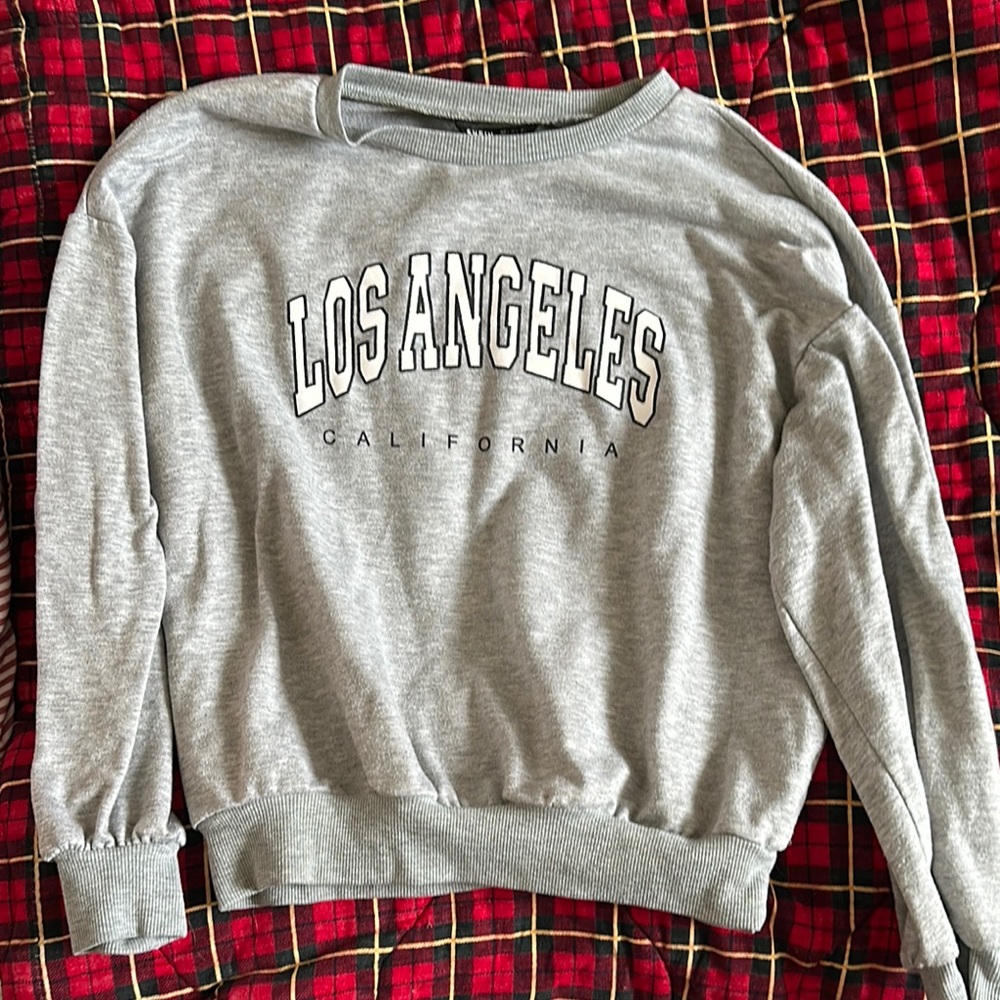 Gray Los Angeles California Women's Sweater